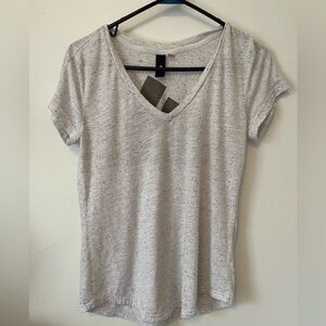 Adidas Heather Gray Logo Tee